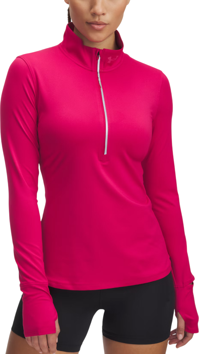 T-shirts og tank tops Under Armour Under Armour Launch Pro Half Zip Top Lyserød | 1379349-681