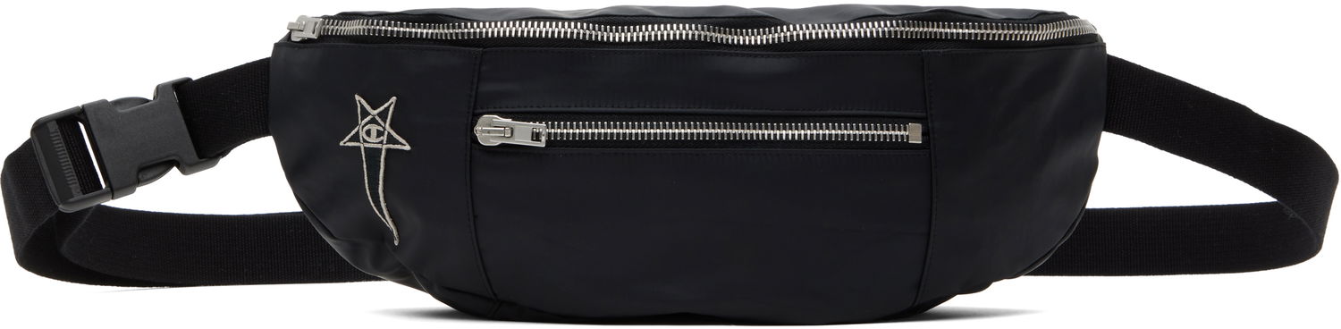 Taljetaske Rick Owens Rick Owens Champion Edition Nylon Belt Bag Sort | CM01E6203 CHNY NYLON, 0