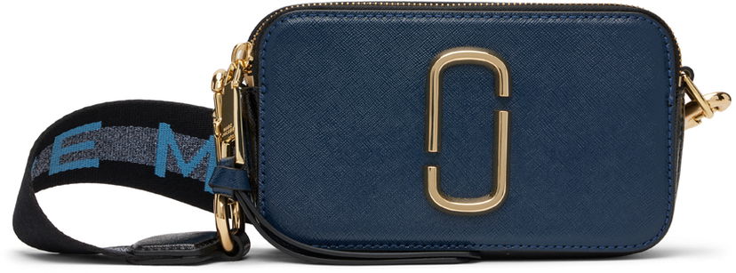 Skuldertaske Marc Jacobs Marc Jacobs 'The Snapshot' Crossbody Bag Mørkeblå | M0014146