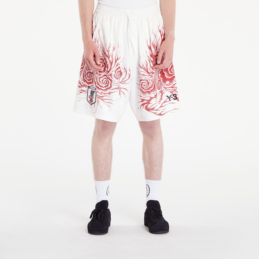 Shorts Y-3 JFA Graphic Shorts Core Hvid | JC7569