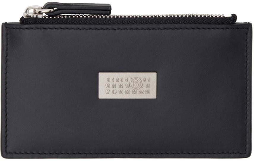 Tegnebog Maison Margiela Card Holder Leather Sort | SA5UI0016 P7179, 0