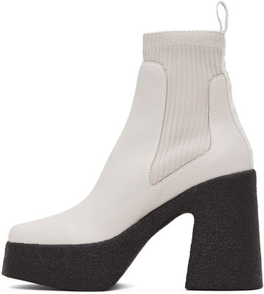 Sneakers og sko Stella McCartney Skyla Heeled Sock Boots Hvid | 810440E00195, 2