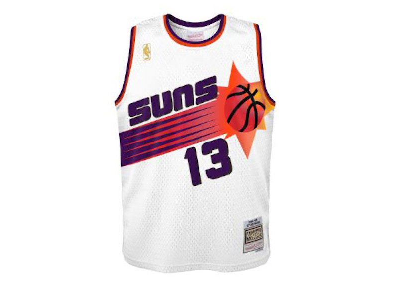 Jersey Mitchell & Ness Mitchell & Ness Phoenix Suns Steve Nash Swingman Jersey Hvid | 9N2B7BHM0-SUNSN-Y96