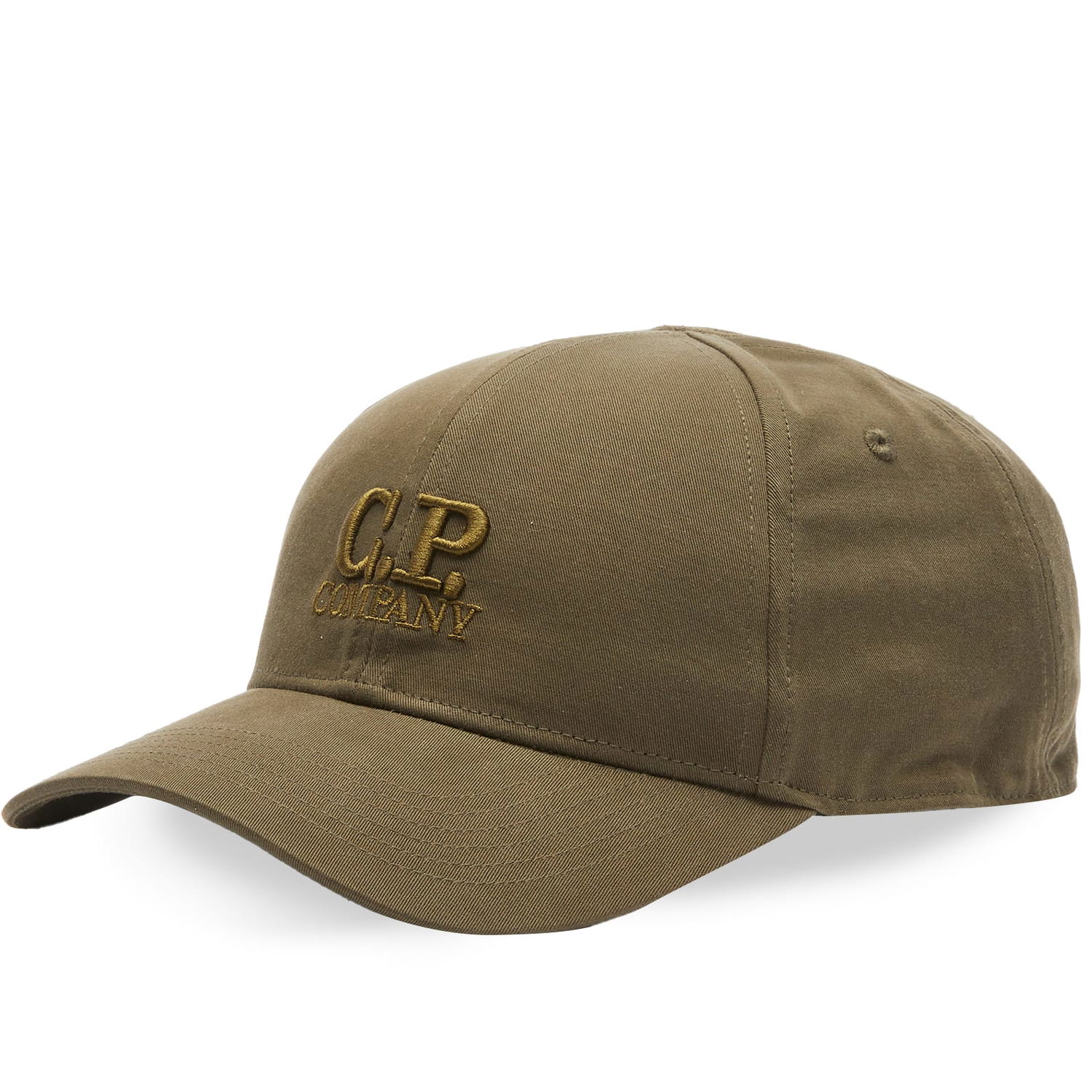 Kasket C.P. Company Gabardine Logo Cap Brun | CMAC282A-006288A-683, 0