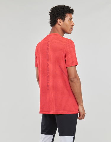 T-shirt Under Armour Seamless Grid Tee Rød | 1376921-628, 1