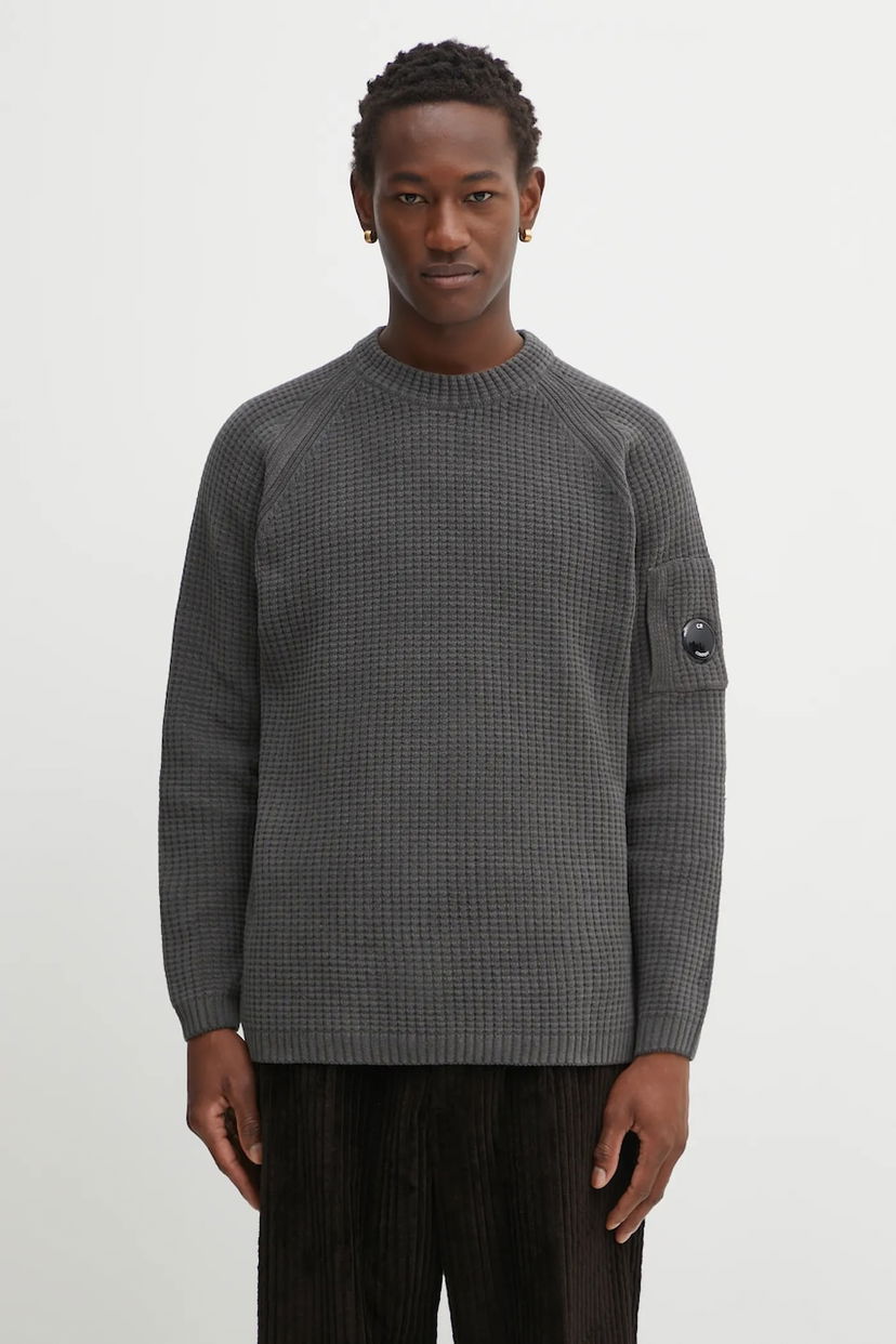Sweater C.P. Company C.P. Company Knitted Sweater Grå | 19CMKN023A005558G