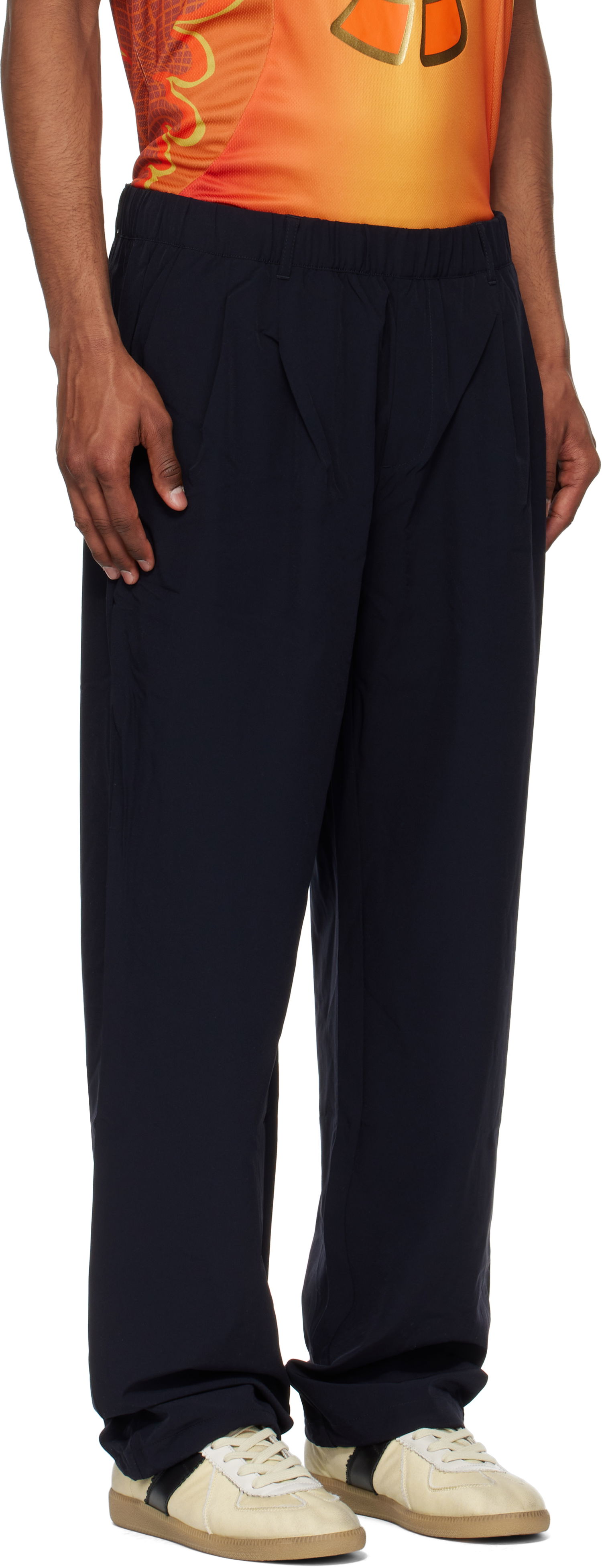 Joggingbukser Dime Dime Pleated Nylon Trousers Sort | DIME2SP2511BLK, 1