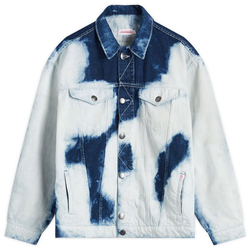 Jakke Charles Jeffrey Loverboy Charles Jeffrey Loverboy Oversized Denim Jacket Blå | 41010201