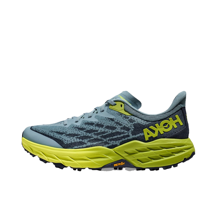 Løbe Hoka One One Speedgoat 5 "Stone Blue Dark Citron" Blå | 1123157-SBDCT