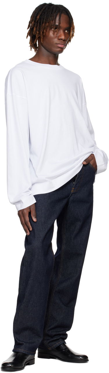 Sweater Dries Van Noten Dries Van Noten Long Sleeve T-Shirt Hvid | 251-021112-1603, 3