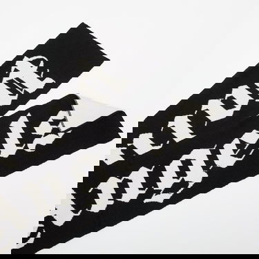 Tørklæde Palm Angels Palm Angels Logo Knit Scarf Sort | PBMA008C99KNI0021003, 1