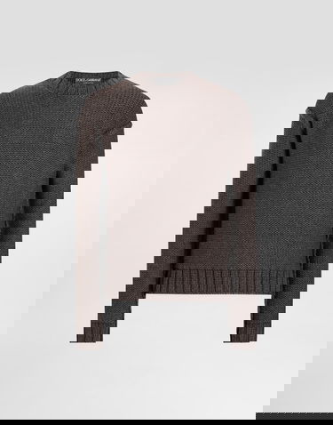 Sweater Dolce & Gabbana Dolce & Gabbana Wool and Cashmere Pullover Brun | GXXAGTJGMC7M0682, 0