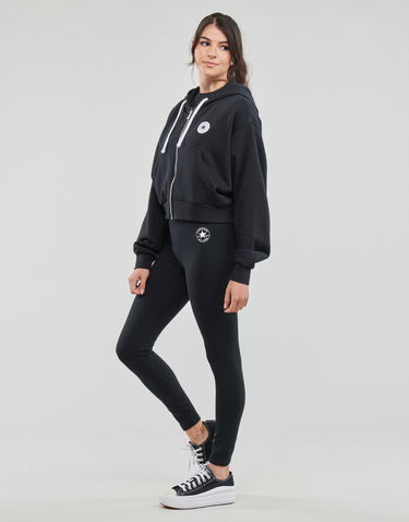 Sweatshirt Converse Retro Chuck Hoodie Sort | 10025888-A01, 2