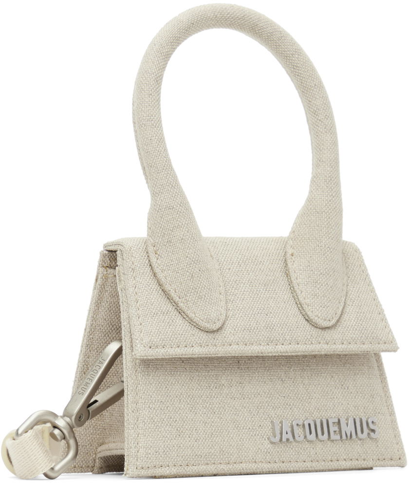 Håndtaske Jacquemus Le Papier Le Chiquito Mini Top Handle Bag Beige | 22H216BA001-3071, 1