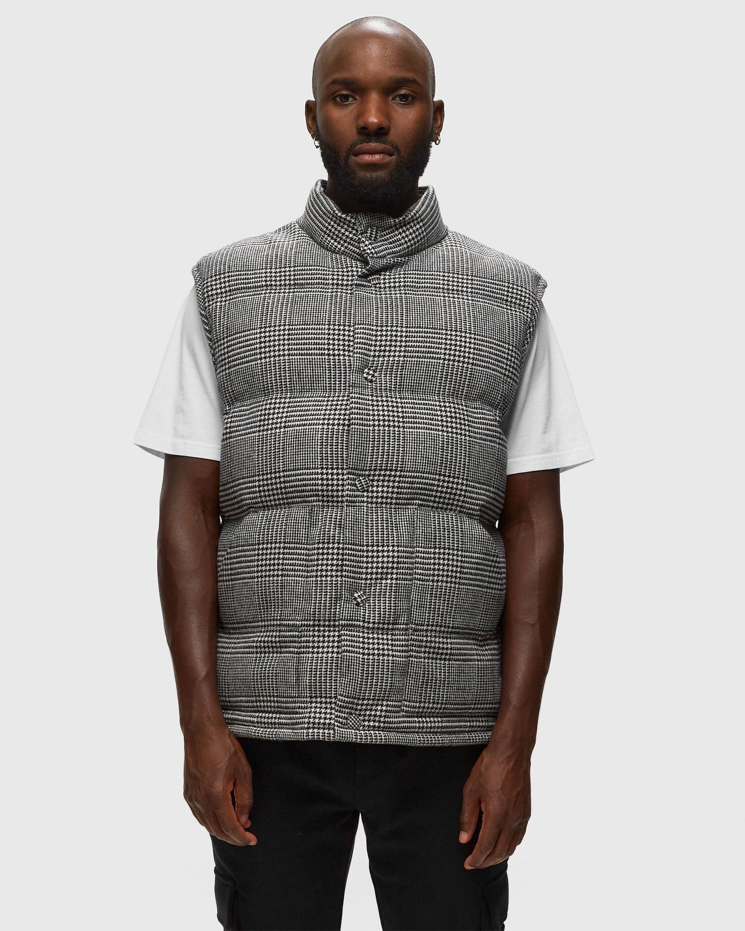 Vest Officine Générale DAMON Liner Vest BRUSHED Wool Grå | W23MOTW604PRE, 1