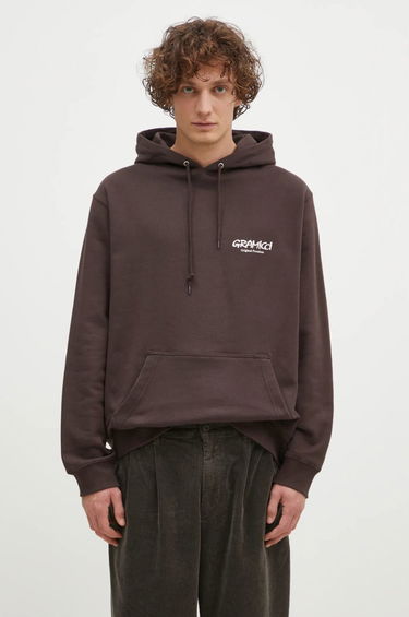 Sweatshirt GRAMICCI Original Fredm Hoded Sweatshirt Brun | G4FU.J113, 0