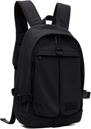 Rygsæk BOSS Hugo Logo Patch Backpack Sort | 50551814, 1