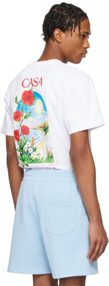 T-shirt Casablanca LA Days Printed T-Shirt, Size XL Hvid | MS25-JTS-001-12, 3