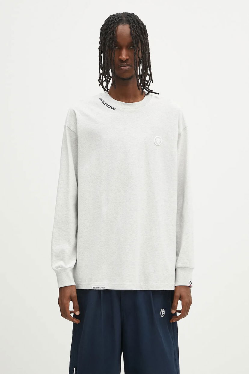 T-shirt AAPE by A Bathing Ape AAPE Now Long Sleeve T-Shirt Grå | AAPLTM1607XAN