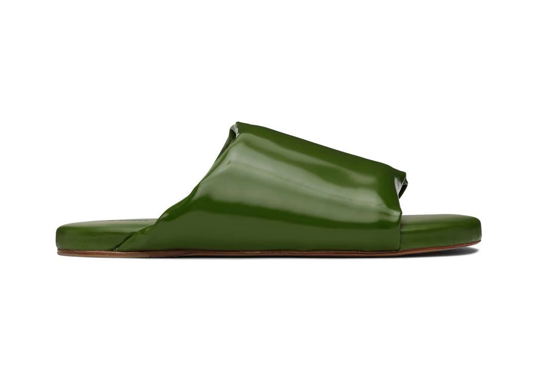 Sneakers og sko Bottega Veneta Cushion Slides Jalapeno W Grøn | 729892 V2LR0 3653, 0
