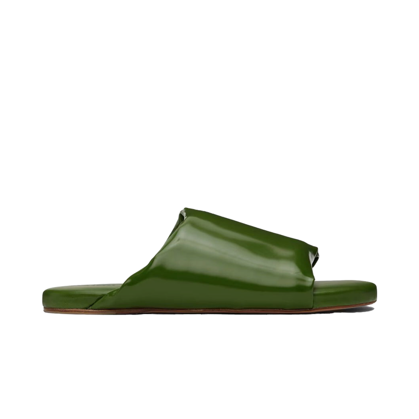 Sneakers og sko Bottega Veneta Cushion Slides Jalapeno W Grøn | 729892 V2LR0 3653