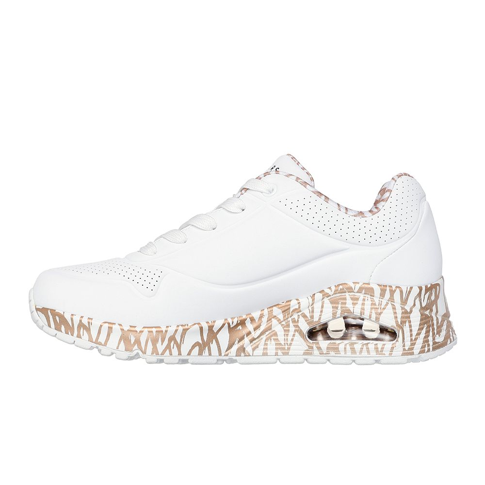 Sneakers og sko Skechers Skechers Uno Loving Love Hvid | 155506-WTRG, 1