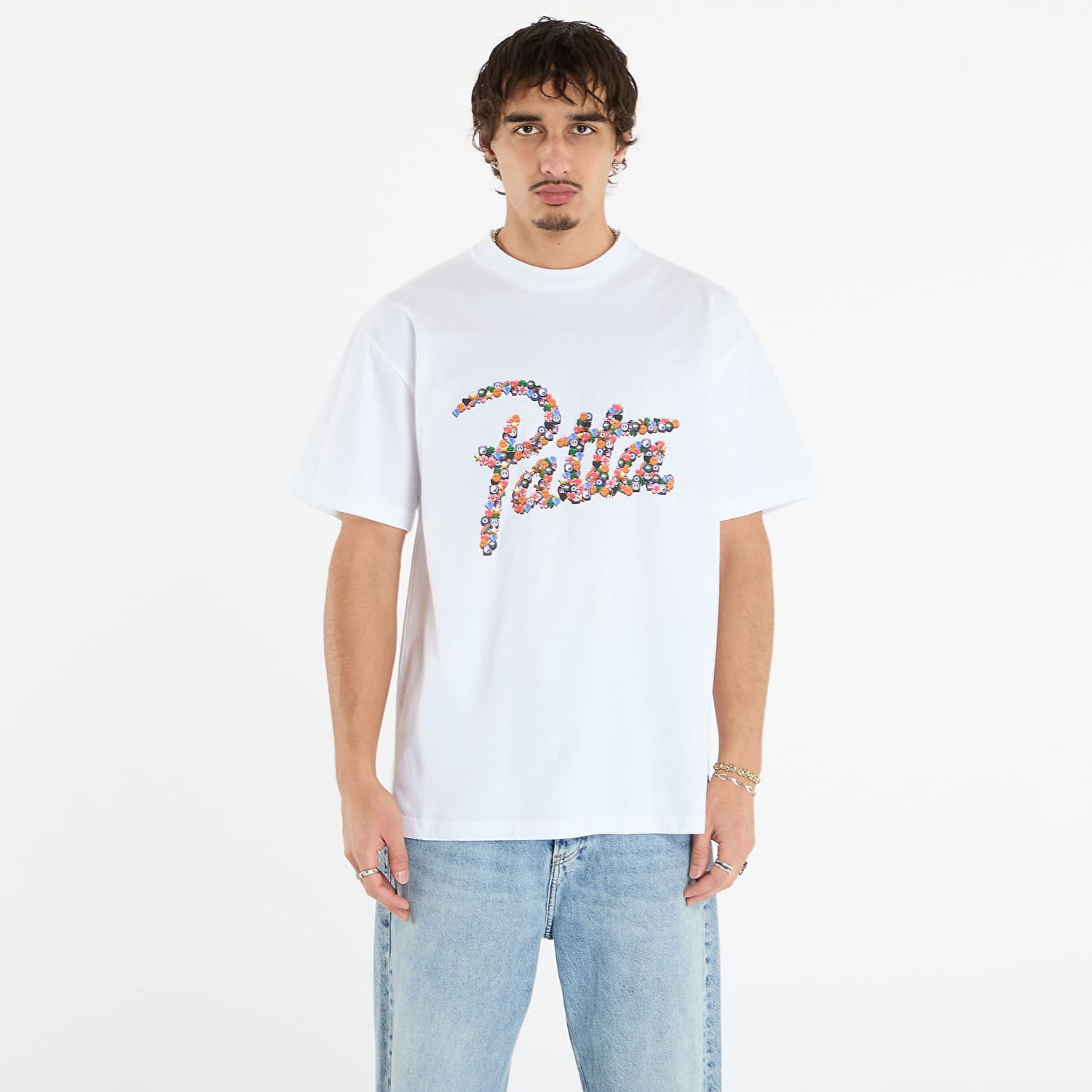 T-shirt Patta T-Shirt Vibes Multicolor Graphic Hvid | POC-AW25-1000-290-0093-002, 0
