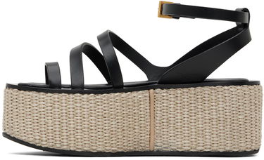 Skopleje Max Mara Max Mara Biarritz Platform Sandals Sort | 2345210338600, 2