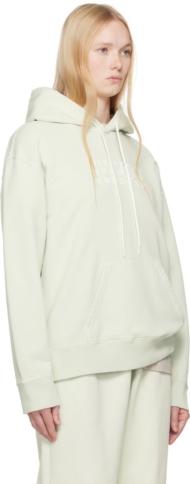 Sweatshirt Maison Margiela MM6 Maison Margiela Unbrushed Sweat Jersey Hoodie Grøn | S62GU0138 M25004, 1
