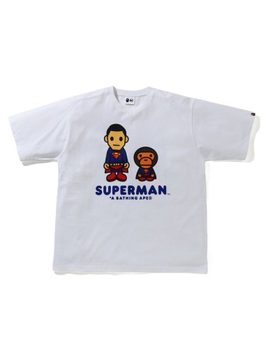 T-shirt BAPE DC x Baby Milo Superman Relaxed Fit Tee Grå | 2H23-110-903