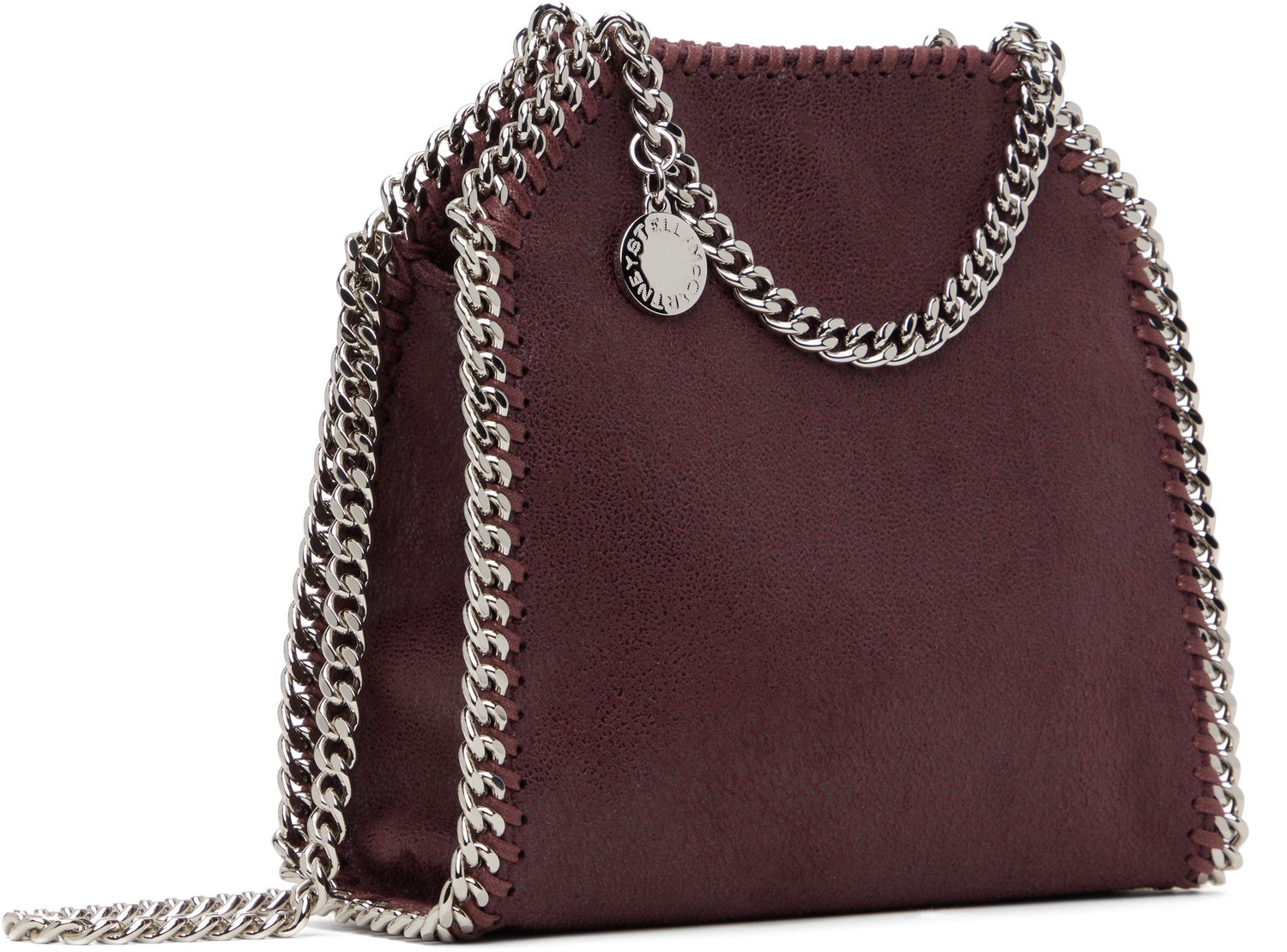 Håndtaske Stella McCartney Stella McCartney Falabella Tiny Chain Bag Bourgogne | 391698WP0086, 1