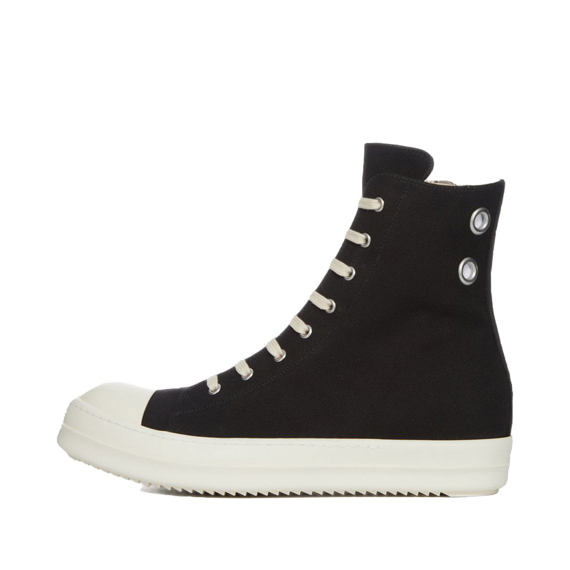 Sneakers og sko Rick Owens DRKSHDW Sneaks High Black/Milk (W) Sort | DS01C6800DQES1-911