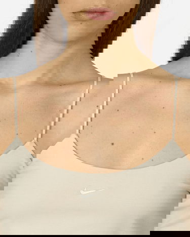 Tanktop Nike Cami Tank Top Light Orewood Brown Beige | FN3685-104, 5