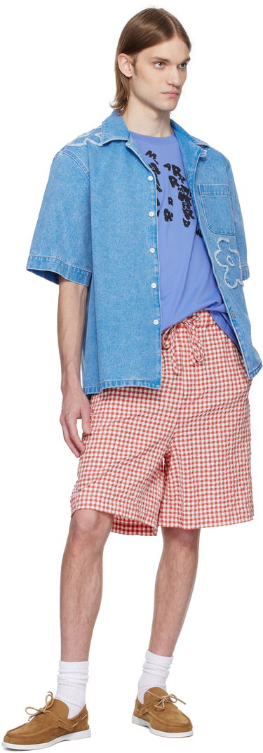 Skjorte Marni Marni Bowling Denim Shirt Blå | CUJU0017QS USCX34, 3