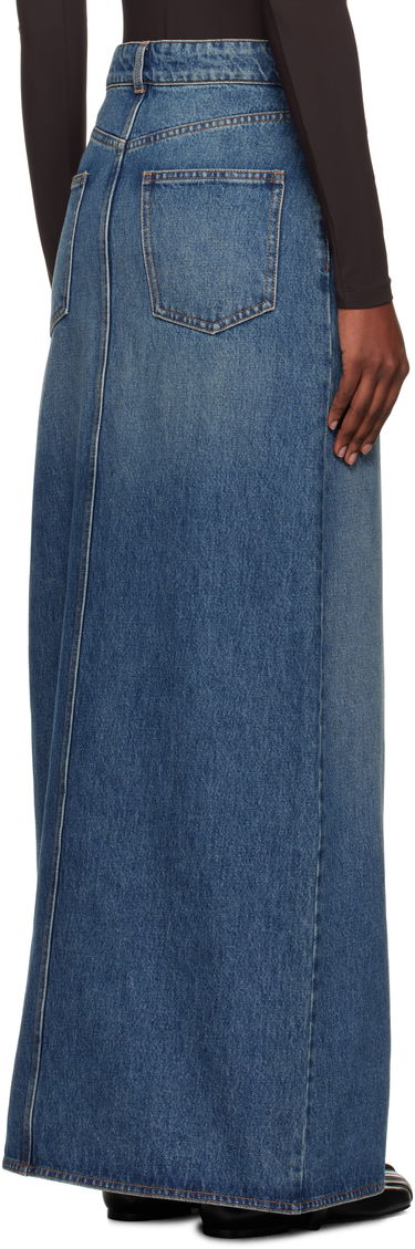 Nederdel Coperni Coperni Garter Belt Denim Maxi Skirt Blå | COPJ101F2014, 2