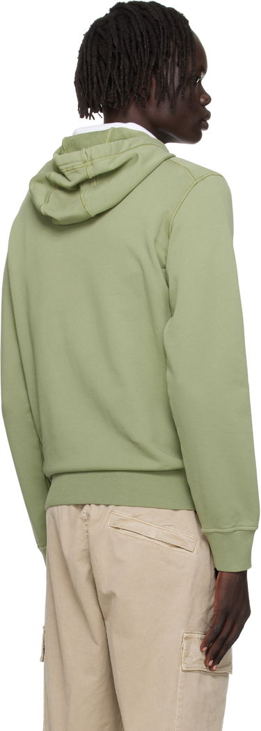 Sweatshirt Stone Island Stone Island Organic Cotton Fleece Hoodie Grøn | K2S15 6100062 S0051, 2