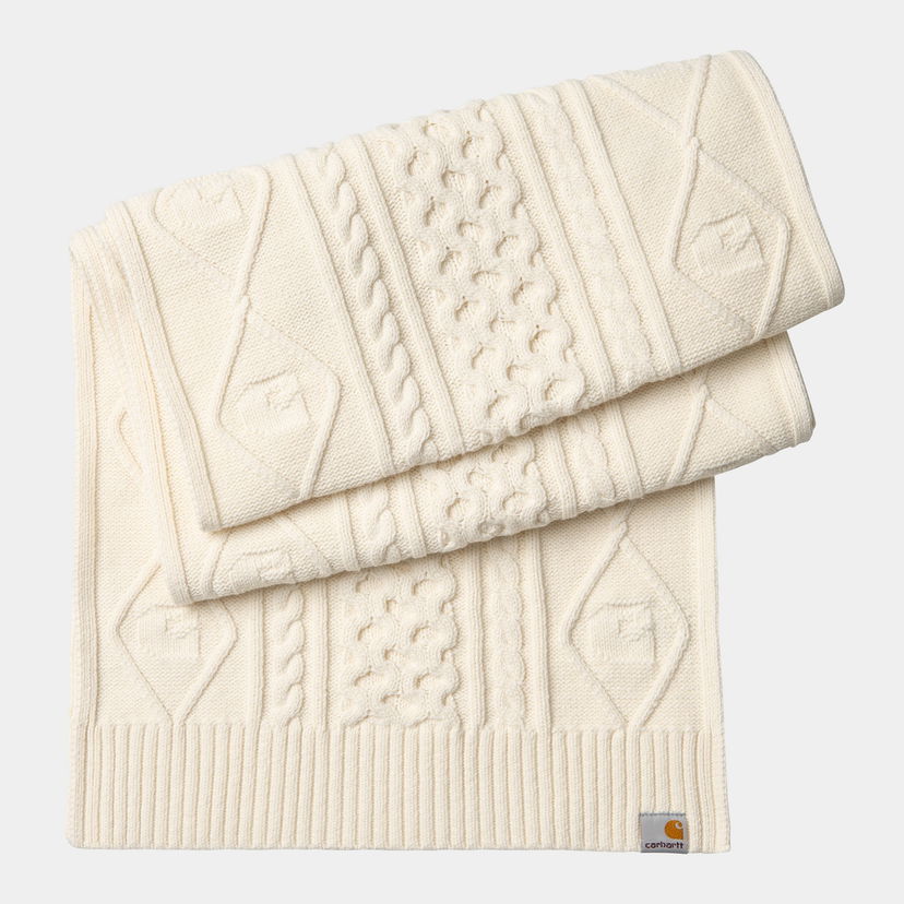 Tørklæde Carhartt WIP Carhartt WIP Shawn Knit Scarf Hvid | I035474_2