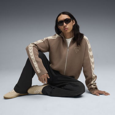 Sweatshirt Puma REPRESENT T7 Jacket Brun | 632543_96, 2