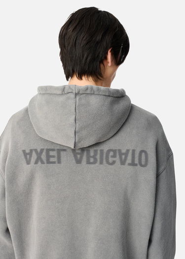 Sweatshirt AXEL ARIGATO Distort Washed Hoodie Grå | A3434001, 6