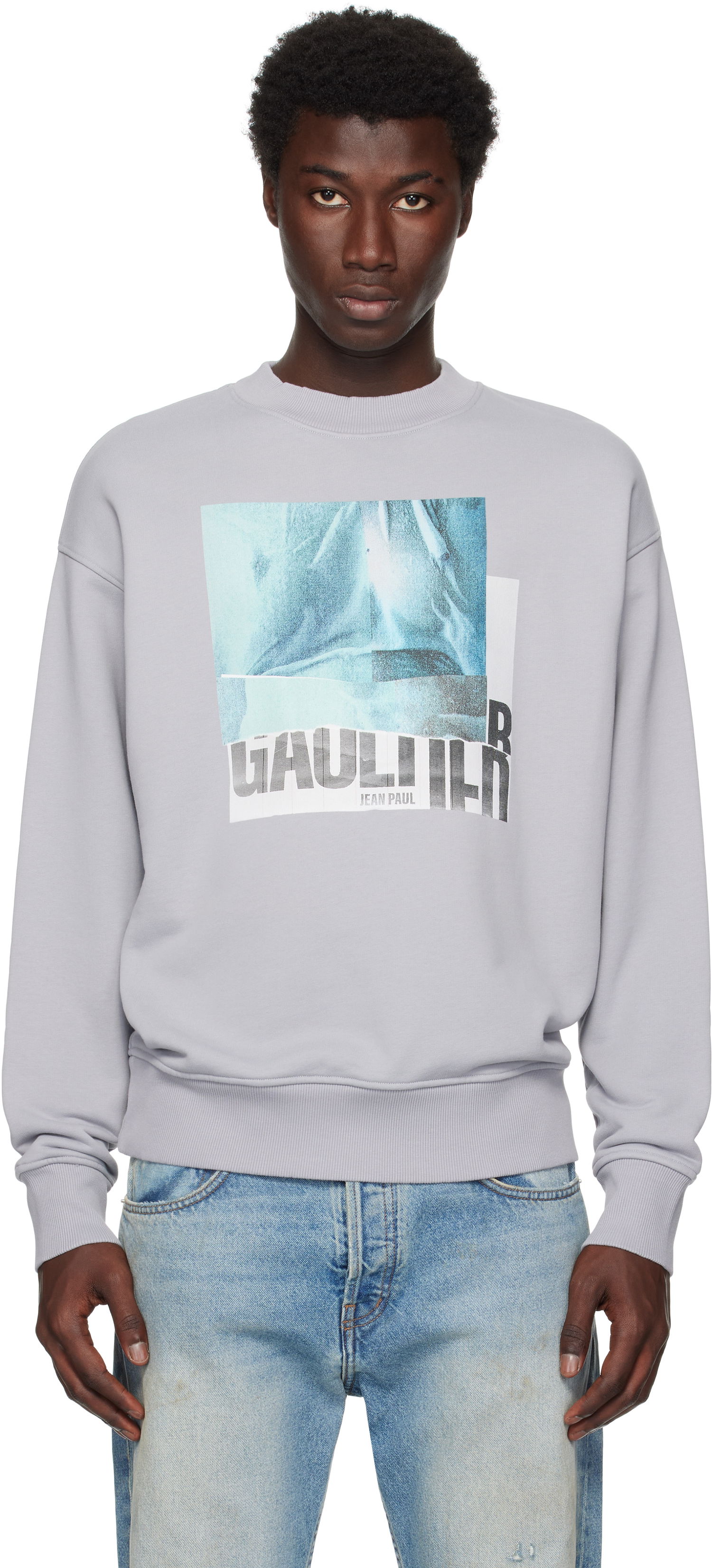 Sweatshirt Jean Paul Gaultier Jean Paul Gaultier Printed Sweatshirt Grå | 25/03-W-TO295-J003-135557, 0