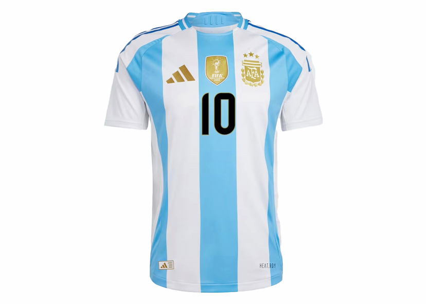 Jersey adidas Performance Argentina 2024 Messi Home Authentic Jersey White/Blue Burst Blå | JN1505