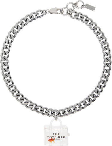 Halskæde Marc Jacobs Marc Jacobs The Tote Bag Goldfish Chain Necklace Metalisk | 2P4JNC001J24, 0