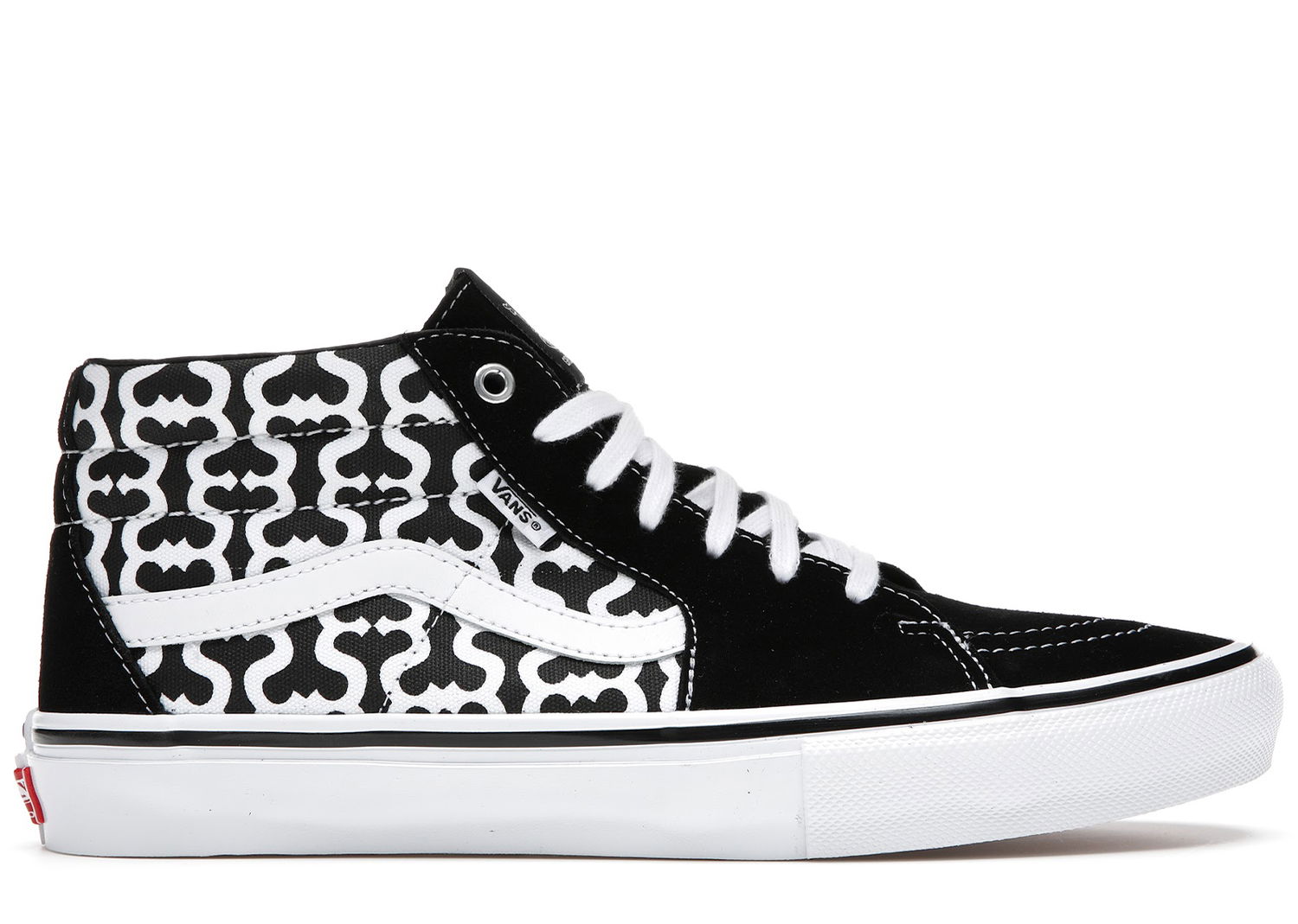 Sneakers og sko Vans Skate Grosso Mid Supreme Monogram S Logo Black Sort | VN0A5KS15XH, 0