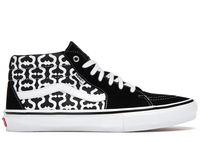 Skate Grosso Mid Supreme Monogram S Logo Black