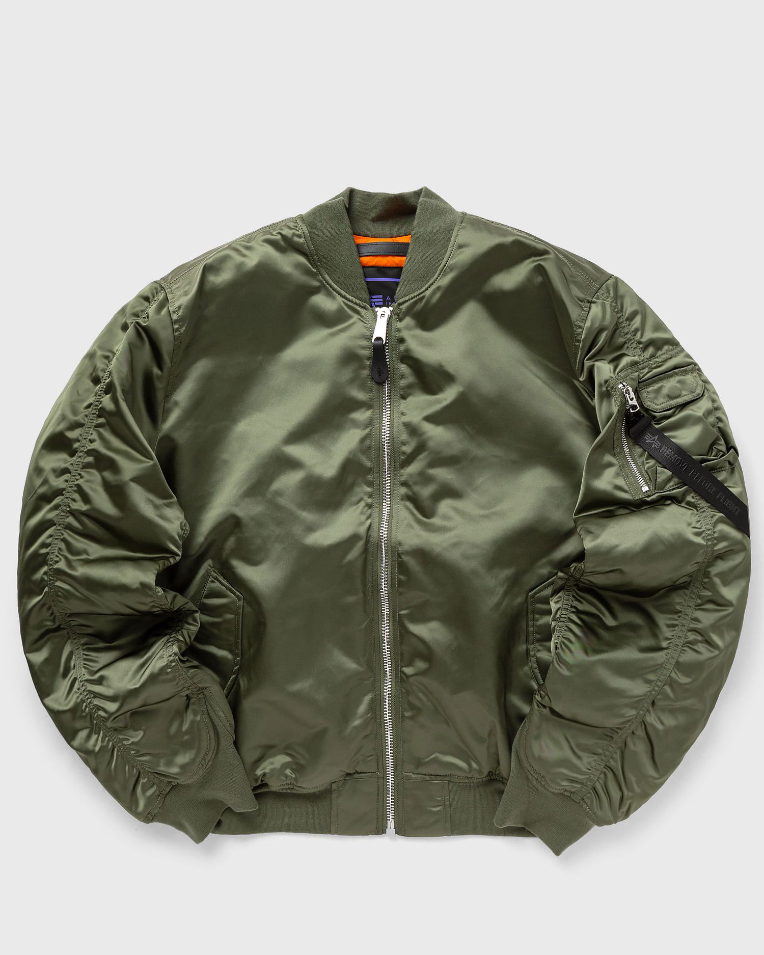 Bomberjakke Alpha Industries Bomber & Flight Jackets-MA-1 UV Grøn | 146115UV-SAGE-GREEN, 0