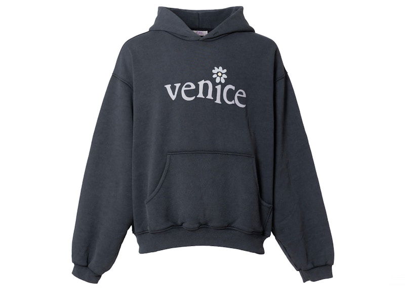 Sweatshirt ERL ERL Fleece Hoodie Blå | ERL05T018