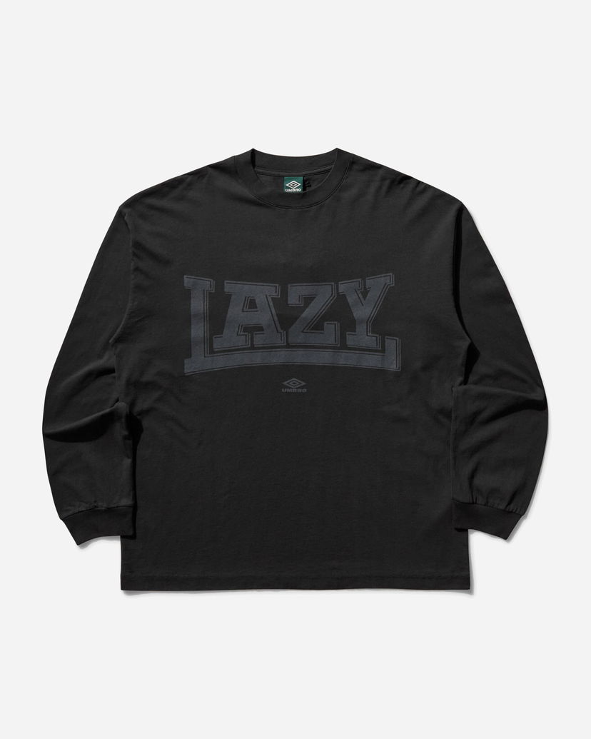 T-shirt Umbro Lazy Longsleeve T-Shirt Sort | UBMW0280JY79 BLK0020
