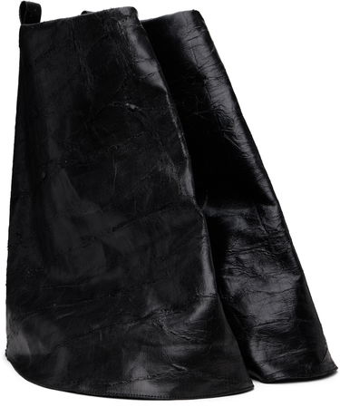 Tøj Rick Owens Rick Owens DRKSHDW Porterville Low Fetish Boots Sort | DS02D2817 BMC, 3