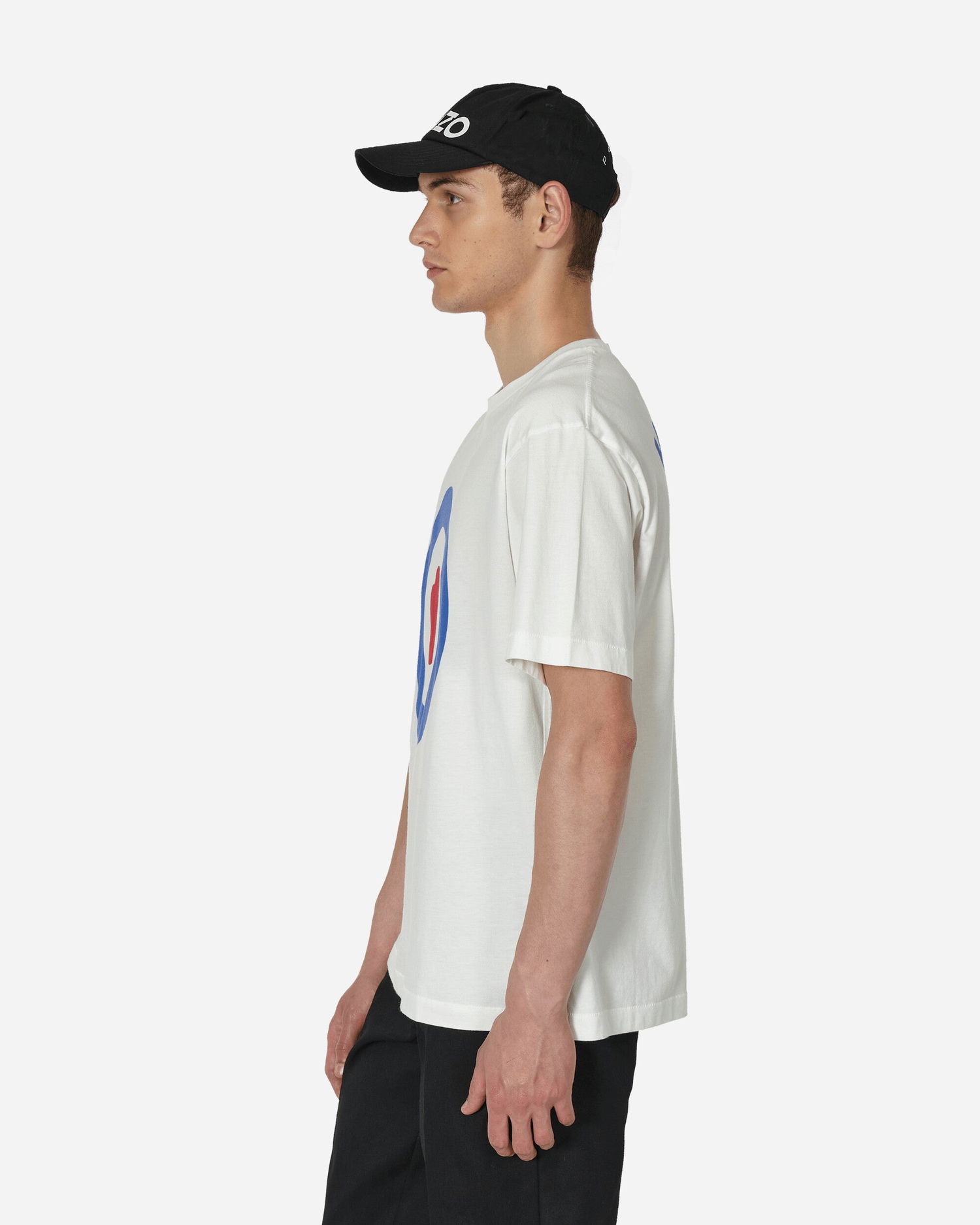 T-shirt KENZO Oversize Target T-Shirt Hvid | FD65TS1114SG 02, 1