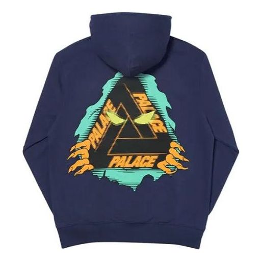 Sweatshirt Palace Triangle Logo Sweatshirt Blå | P19HD044